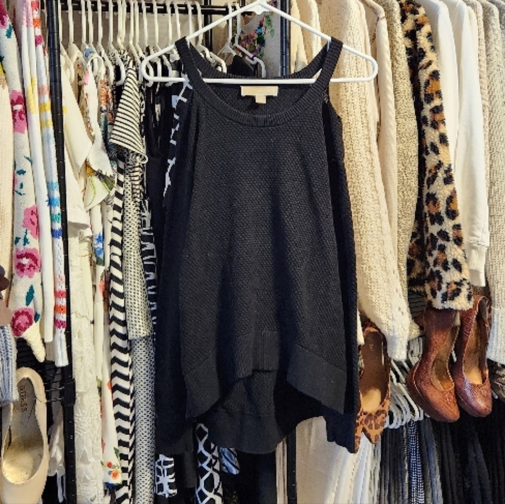 Black Long Sleeve Sweater Top